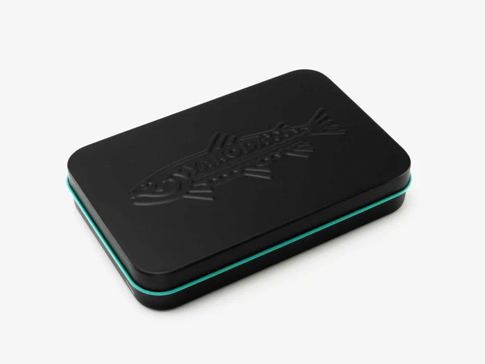 Slim Tin and Tweezer Combo Charcoal/Teal